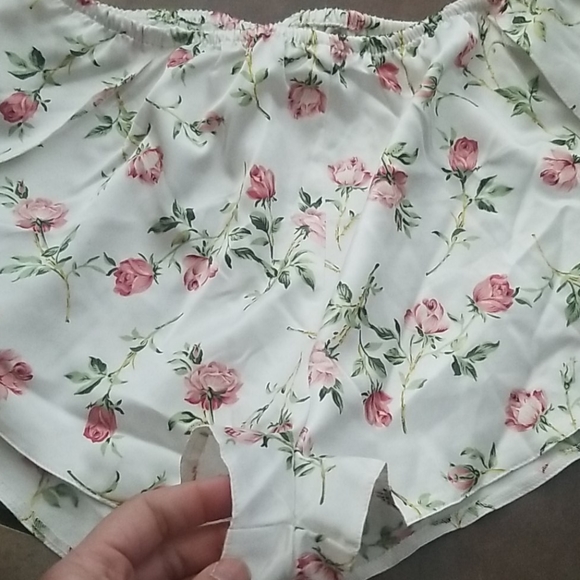 Sleep Club Tank & Shorts Set VTG Floral M EUC - Picture 9 of 11